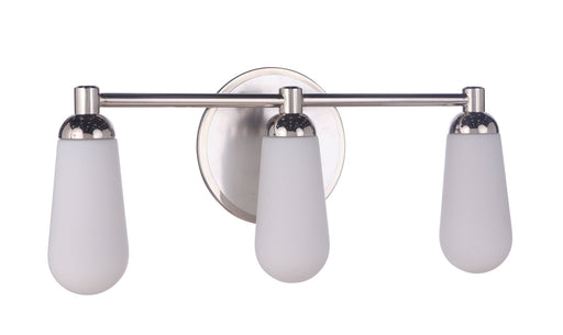 Riggs 3 Light 21.5" Vanity in Brushed Polished Nickel / Polished Nickel