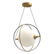 Aries LED Pendant in Brushed Gold - Lamps Expo