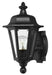 1819BK - Manor House Small Wall Mount Lantern in Black by Hinkley Lighting