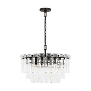 Arden 10-Light Medium Chandelier in Aged Iron