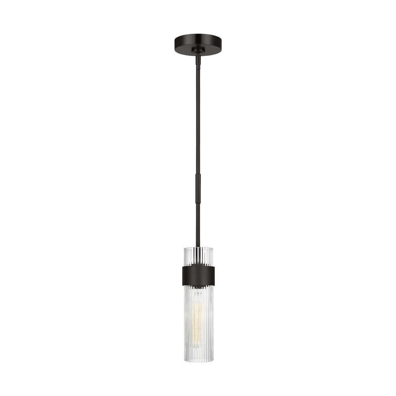 Geneva Medium Pendant in Aged Iron