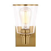 Alessa Bath Sconce in Burnished Brass