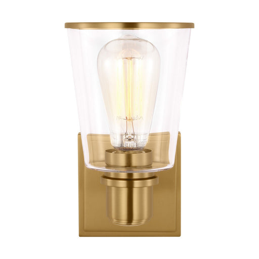 Alessa Bath Sconce in Burnished Brass
