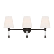 Hanover 3-Light Bath Vanity Light in Aged Iron