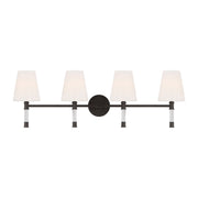 Hanover 4-Light Bath Vanity Light in Aged Iron