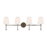 Hanover 4-Light Bath Vanity Light in Polished Nickel