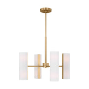 Capalino 8-Light Medium Chandelier in Satin Brass