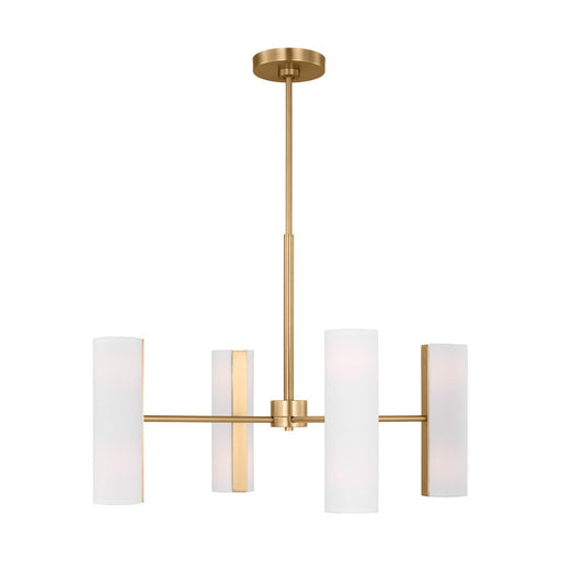 Capalino 8-Light Large Chandelier in Satin Brass
