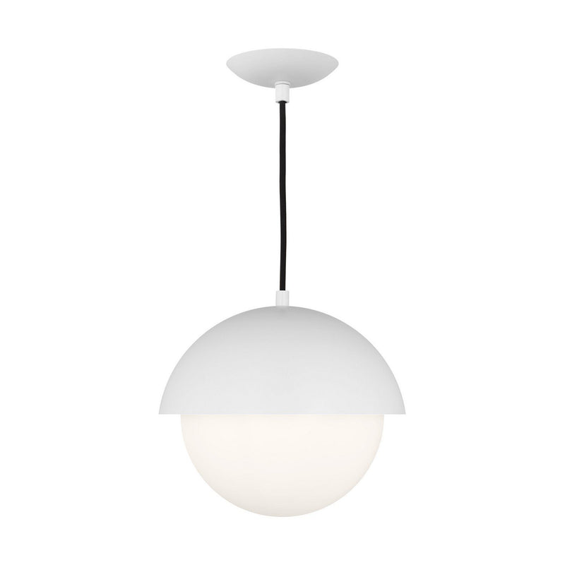 Hyde Medium Pendant in Matte White