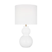 Buckley Medium Table Lamp in Gloss White