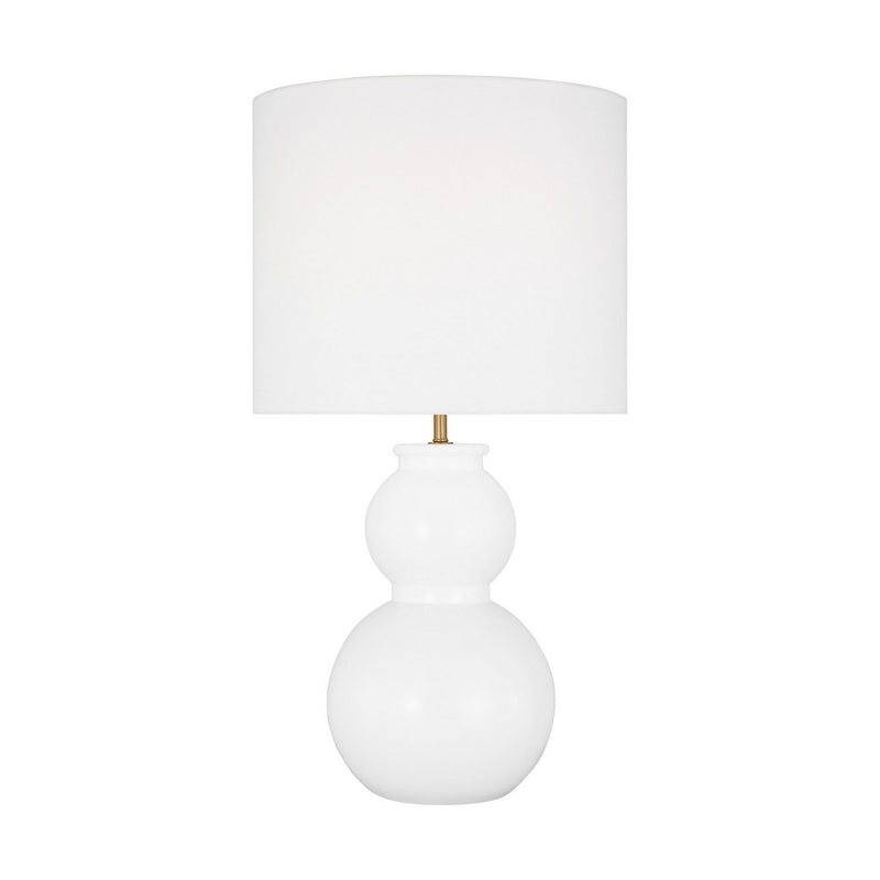 Buckley Medium Table Lamp in Gloss White