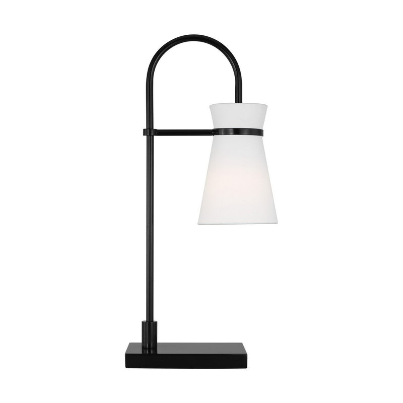 Binx Medium Task Desk Lamp in Midnight Black