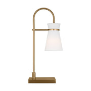 Binx Medium Task Desk Lamp in Satin Brass