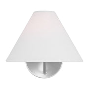 Burke Wall Sconce in Brushed Steel