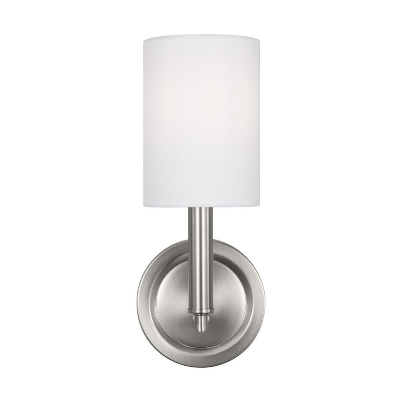 Egmont Medium Wall Sconce in Brushed Steel