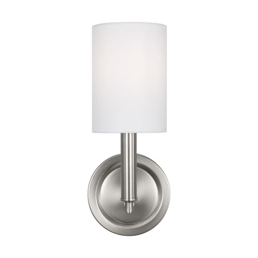 Egmont Medium Wall Sconce in Brushed Steel