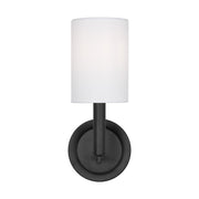 Egmont Medium Wall Sconce in Midnight Black