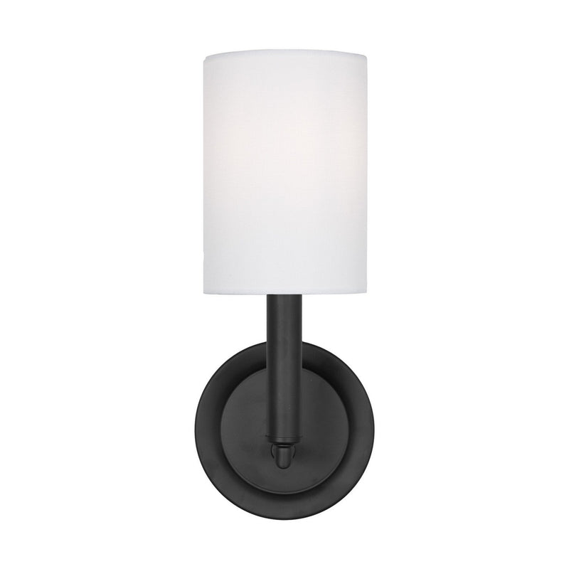 Egmont Medium Wall Sconce in Midnight Black