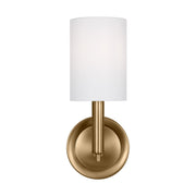Egmont Medium Wall Sconce in Satin Brass