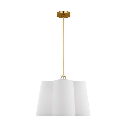 Bronte 3-Light Medium Pendant in Burnished Brass