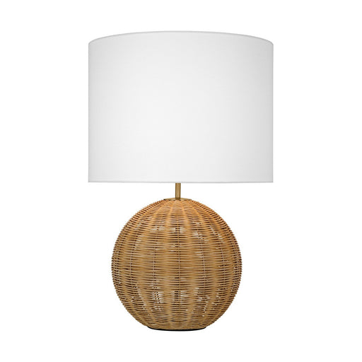 Mari Medium Table Lamp in Burnished Brass