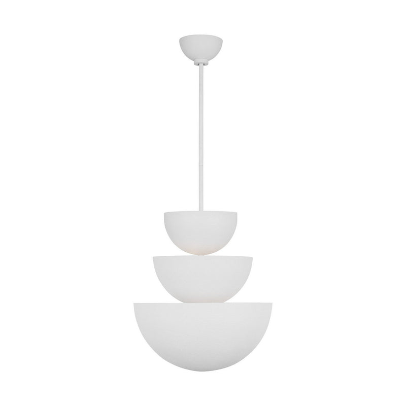 Beaunay 9-Light Large Pendant in Cast Plaster