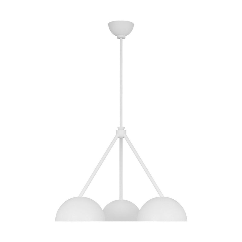Beaunay 3-Light Extra Large Chandelier in Cast Plaster