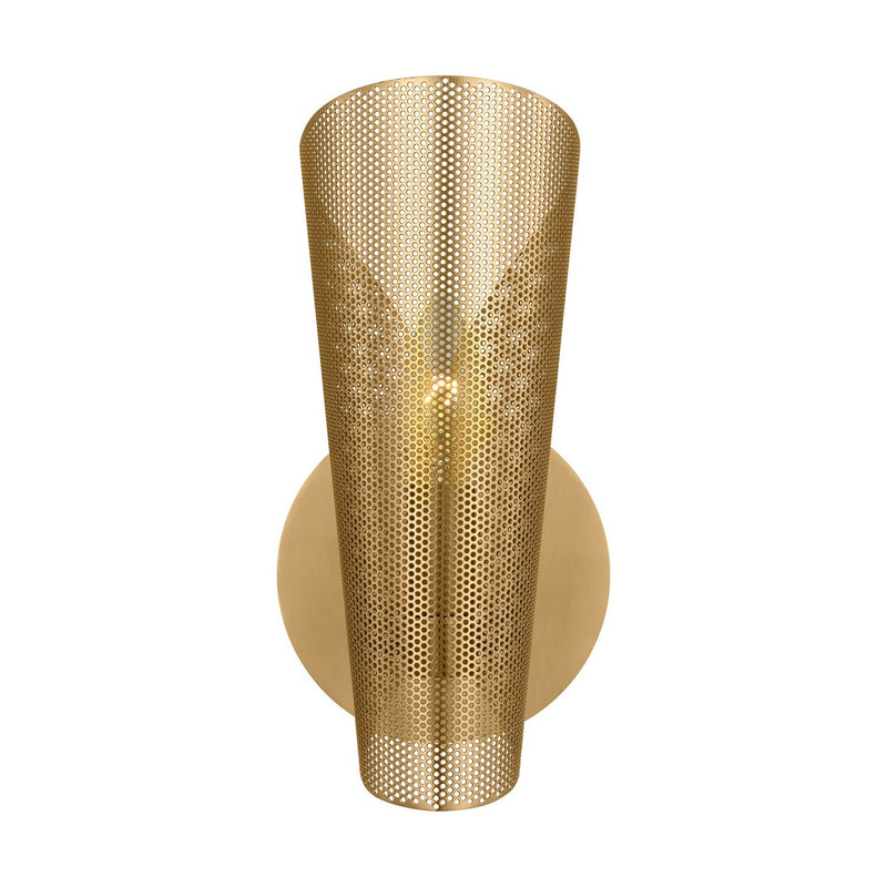Plivot Small Wall Sconce in Burnished Brass