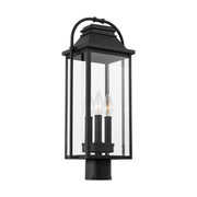Wellsworth 3-Light Outdoor Post Light in Textured Black