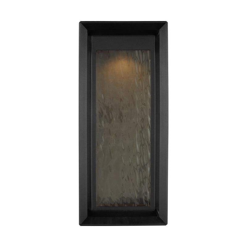 Urbandale Extra Large Outdoor Wall Lantern in Textured Black