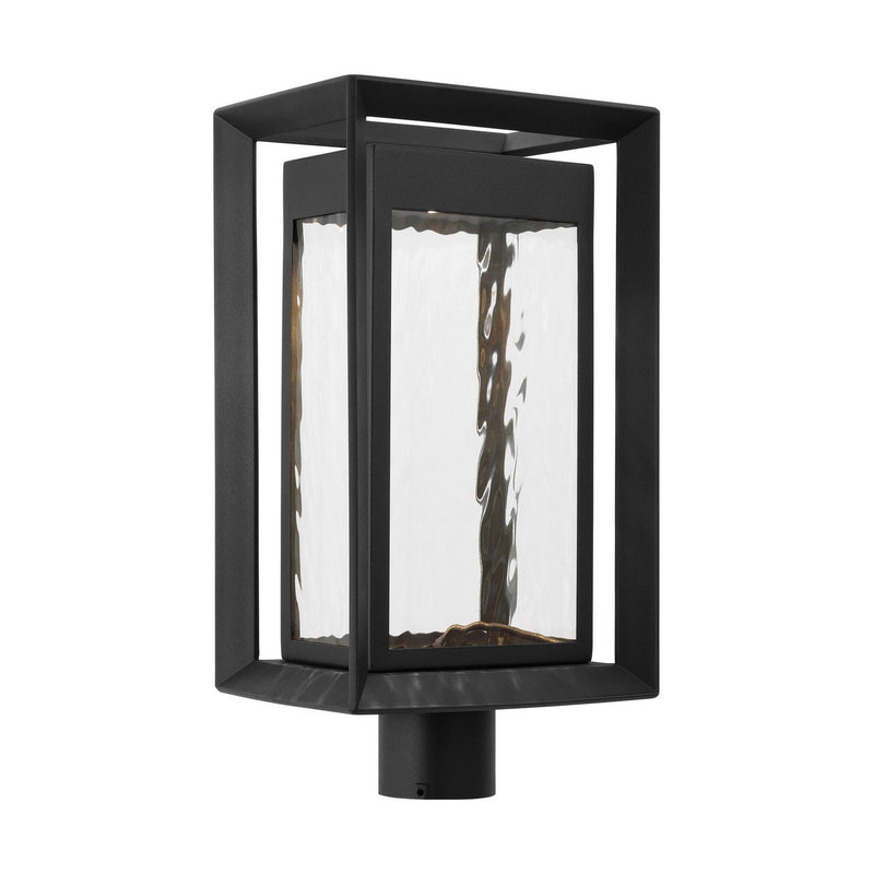 Urbandale Outdoor Post Light in Textured Black