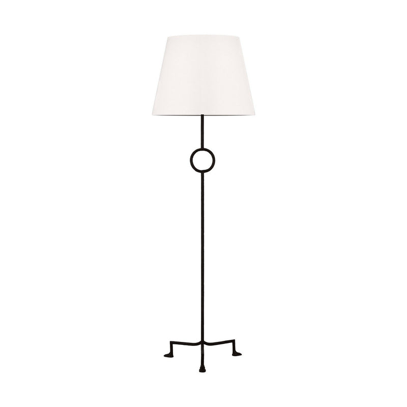 Montour Large Floor Lamp in Aged Iron