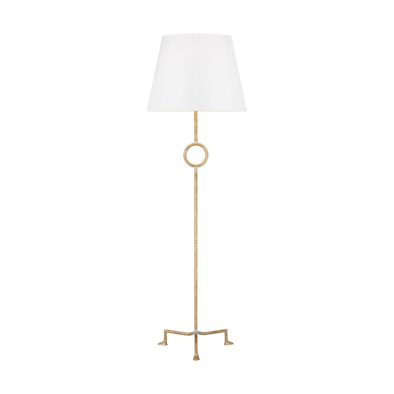 Montour Large Floor Lamp in Coastal Gild