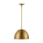 Robbie Large Pendant in Burnished Brass