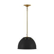 Robbie Large Pendant in Midnight Black