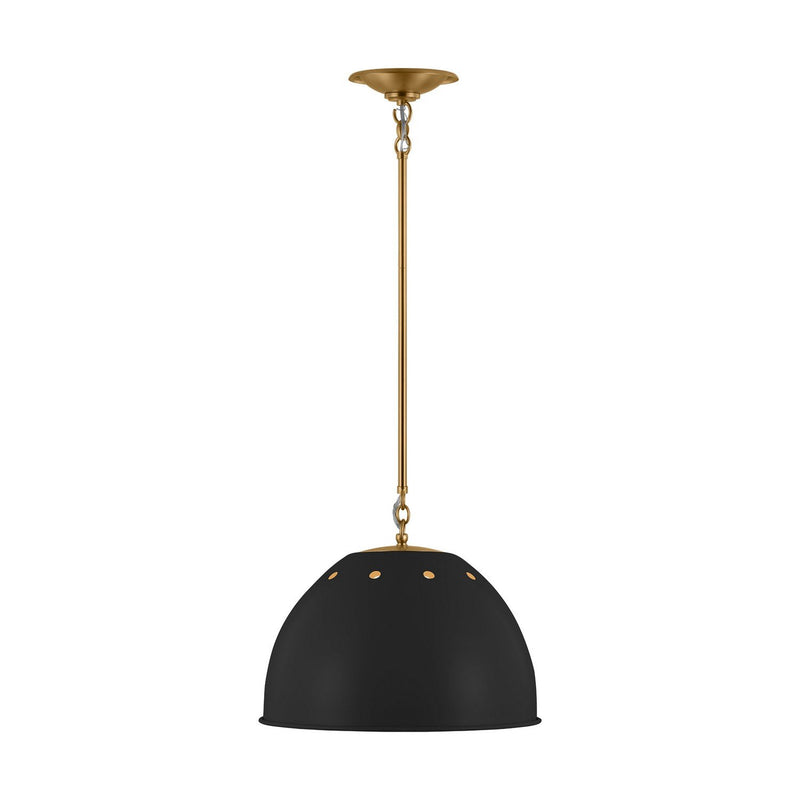Robbie Large Pendant in Midnight Black