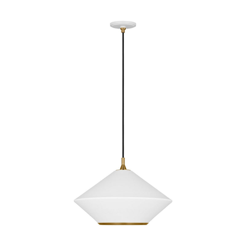 Stanza Extra Large Pendant in Matte White