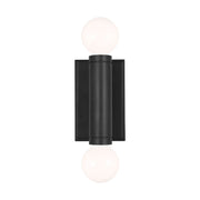 Beckham Modern 2-Light Bath Vanity Light in Aged Iron