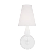 Ziba Small Wall Sconce in Matte White