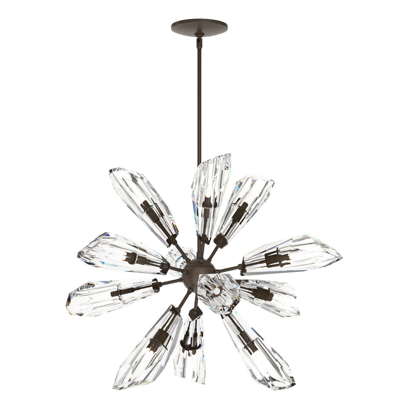 Luma 12-Light 32" Starburst Chandelier in Bronze