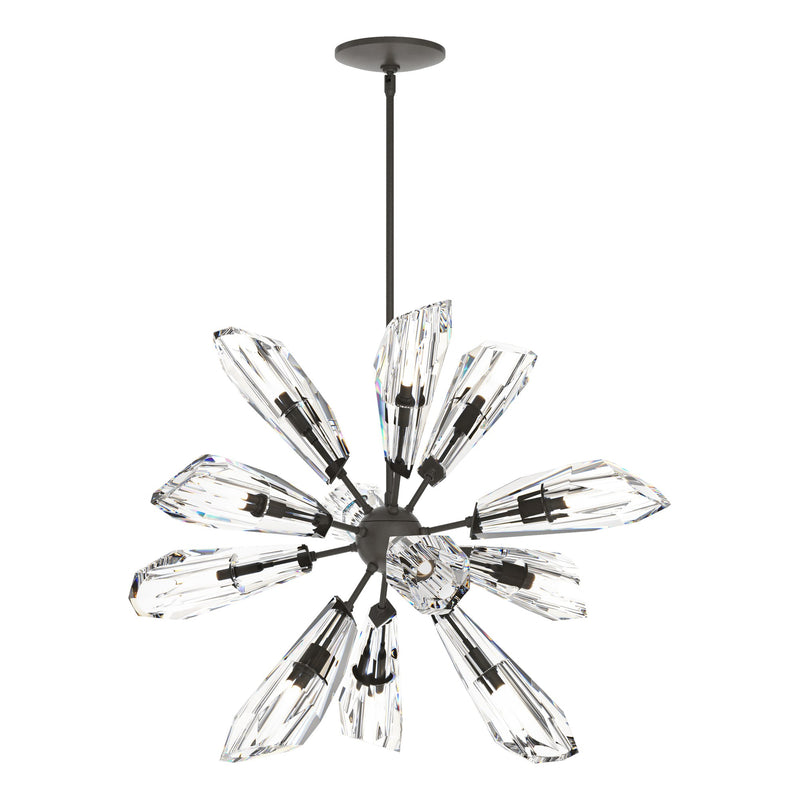 Luma 12-Light 32" Starburst Chandelier in Dark Smoke