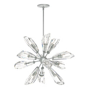 Luma 12-Light 32" Starburst Chandelier in Vintage Platinum