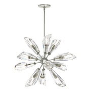Luma 12-Light 32" Starburst Chandelier in Sterling