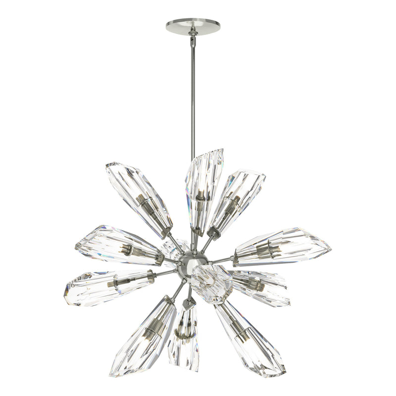 Luma 12-Light 32" Starburst Chandelier in Sterling