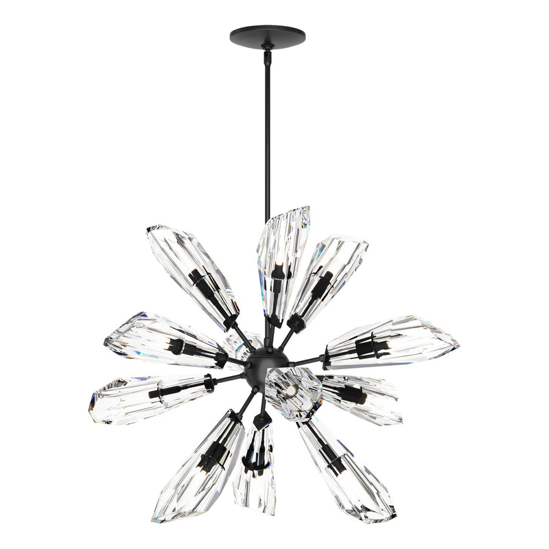 Luma 12-Light 32" Starburst Chandelier in Ink