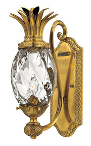 Plantation Medium Wall Sconce in Burnished Brass