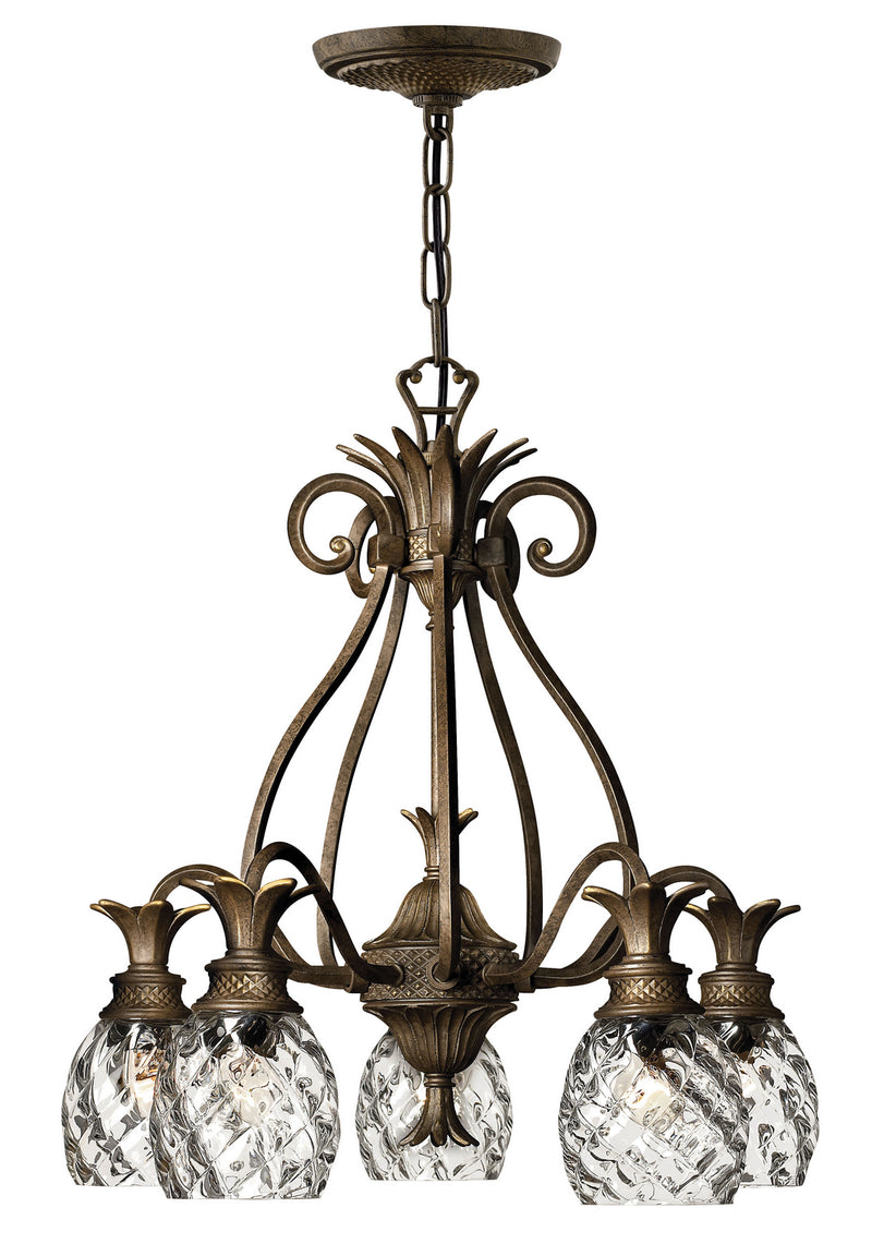 4885PZ - Plantation Medium Single Tier Chandelier by Hinkley Lighting
