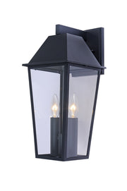 Winchester 2-Light Outdoor Wall Mount in Black - Lamps Expo