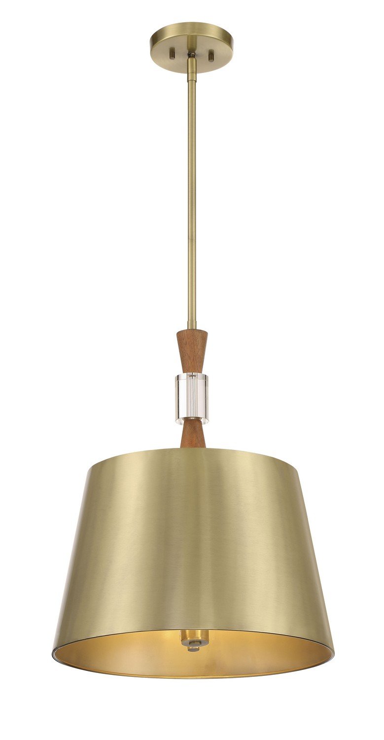 Baratti 3-Light Pendant in Soft Brass