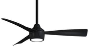 Skinnie 44" Outdoor LED Ceiling Fan in Coal